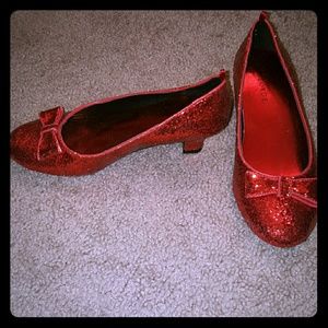 George Red Sparkling Ruby Slippers - Fits Size 6